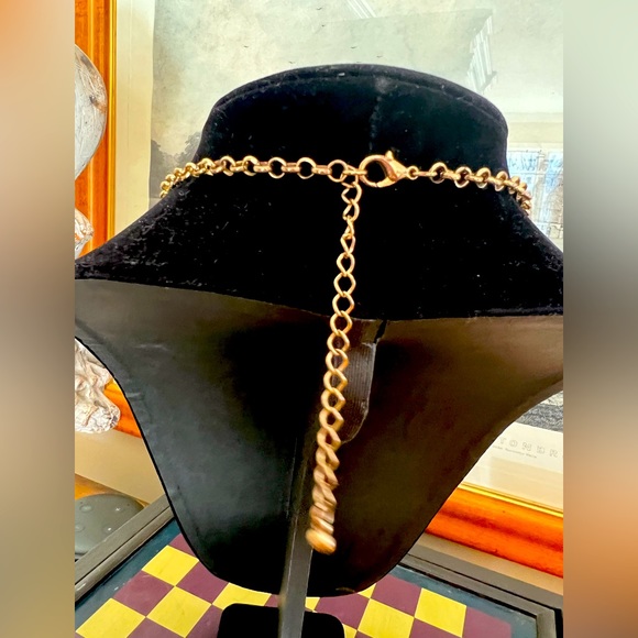 Enamel Coral Bib Necklace - Picture 3 of 13